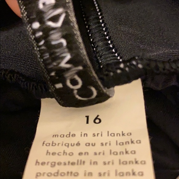 Calvin Klein One-Piece Black/White Swimsuit - Picture 6 of 6